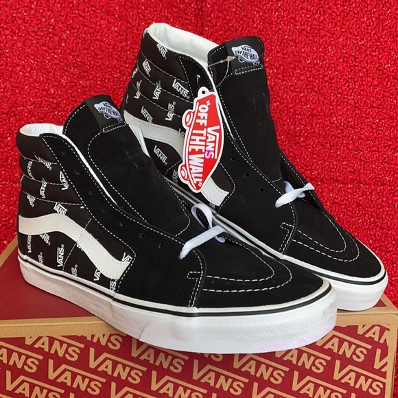 Vans Sk8-Hi Vans Black/True White MENS - Picture 5 of 16